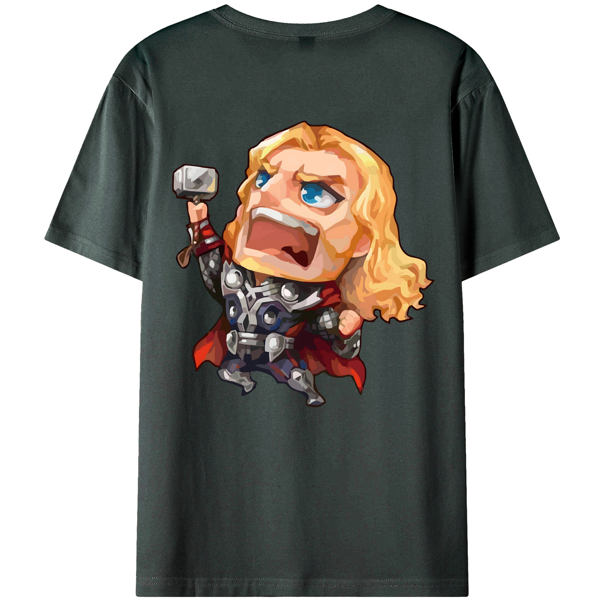 （画像用） アベンジャーズ The Avengers 綿100％ メンズ半袖Tシャツ（バックプリント） 通気性